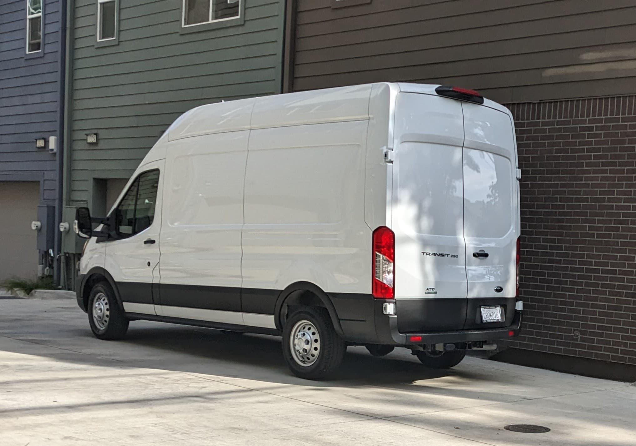 van-at-house