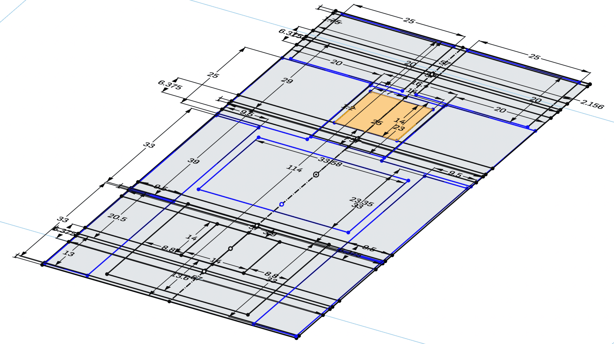van-roof-layout