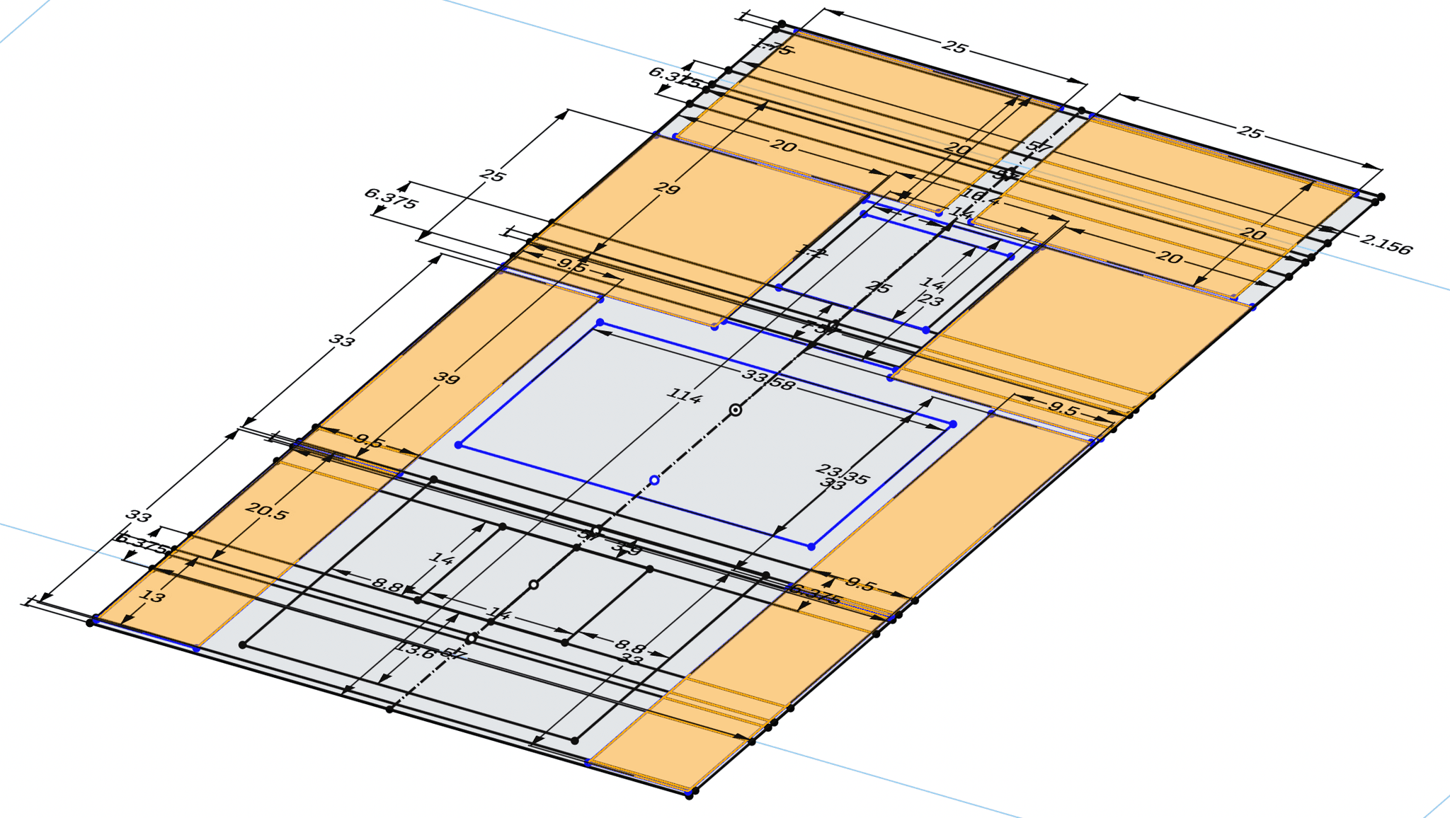 van-roof-layout