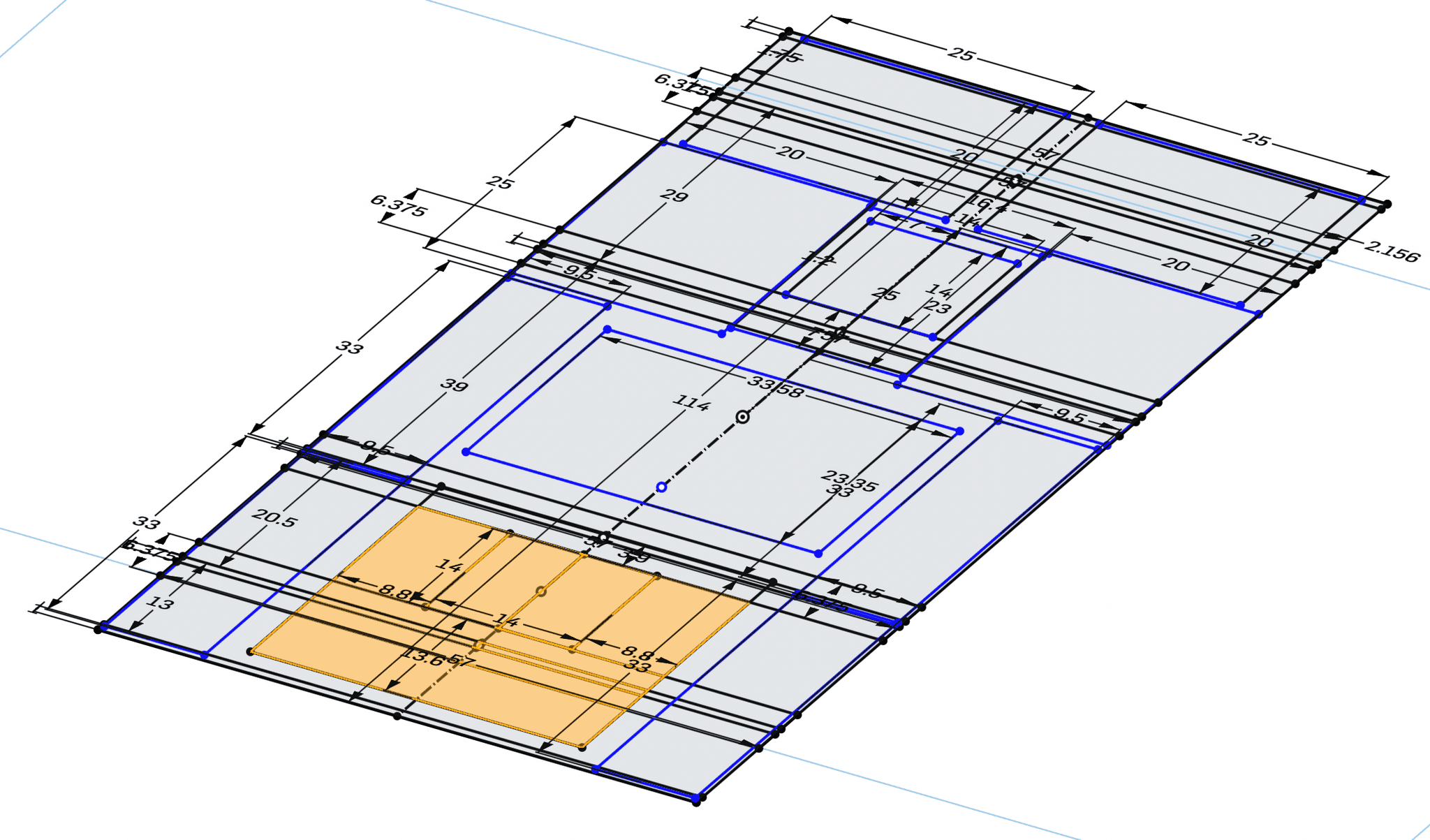 van-roof-layout